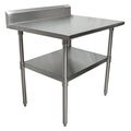 Bk Resources Work Table Stainless Steel Undershelf, Plastic feet 5" Riser 36"x24" SVTR5-3624